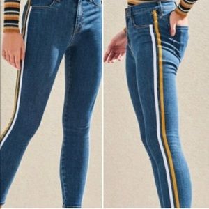 PacSun High-rise ankle jeggings side strip jean 23